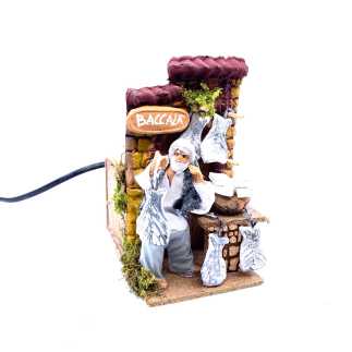 Venditore di baccalà in movimento 10 cm