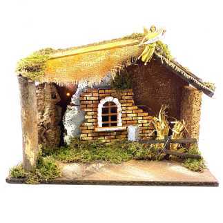 Capanna con luci 41 x 19 x h 30 cm