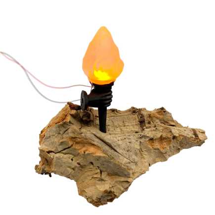 Fiaccola da parete / Torcia 3V effetto fiamma - varie misure