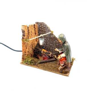 Angolo focolare 15 x 10 x 15 cm