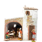 Casa con bottega in borgo 28 x 16 x 32 cm (anche con statuine) Casa con bottega in borgo 28 x 16 x 32 cm (anche con statuine)