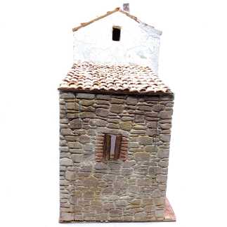 Casa con bottega in borgo 28 x 16 x 32 cm