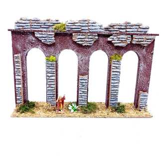 Acquedotto in miniatura 30x8x20 cm