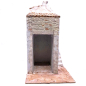 Casa con scala e retro bottega in borgo - 28 x 16 x 31 cm (anche con statuine)