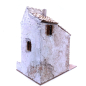 Casa con scala e retro bottega in borgo - 24 x 16 x 26 cm Casa con scala e retro bottega in borgo - 24 x 16 x 26 cm