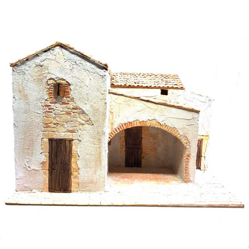 Presepe in borgo 40 x 30 x 29 cm Presepe in borgo 40 x 30 x 29 cm