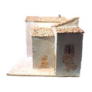 Presepe in borgo 40 x 30 x 29 cm
