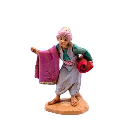 Pastore pescivendolo/pescatore - 42 - Statue Fontanini cm 6.5