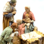 Natività Landi su base - altezza 16 cm